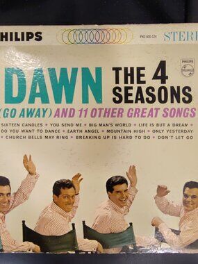 The 4 Seasons – Dawn (Go Away) 12" Record Album LP Vinyl 1964